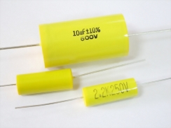 Metallized polyester film capacitor