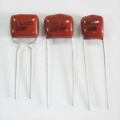 Metallized polyester film capacitor